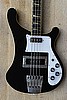 Rickenbacker 4001 Bass Copy JetGlo Black by Fernandez w/ Ric Hard Case!