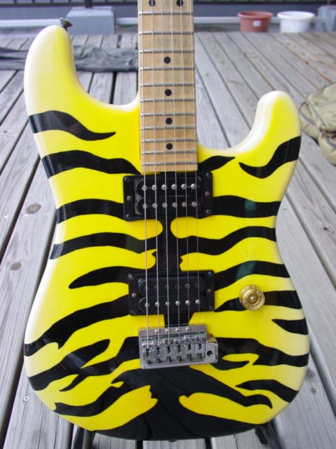 ESP George Lynch Yellow Tiger